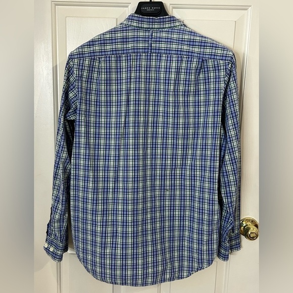 Banana Republic Men’s Large Soft Wash Button Down Plaid Shirt - Picture 2 of 8